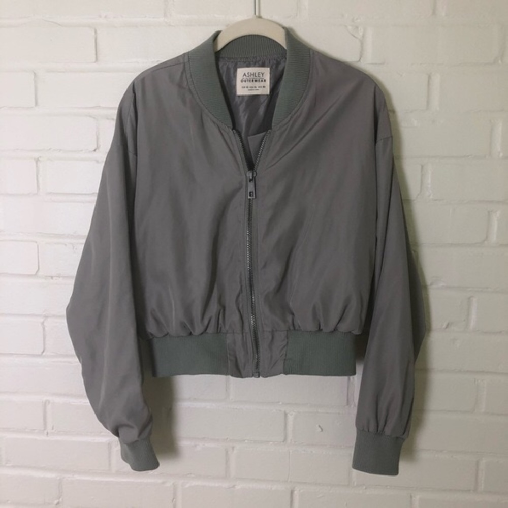 Ashley By 26 International Green Bomber Jacket - Picture 1 of 8
